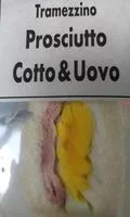 Mängden socker i Tramezzino prosciutto cotto e uovo