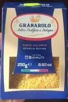 Mängden socker i Pasta all’uovo