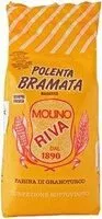 Mängden socker i Farina per Polenta Bramata la classica Molino Riva