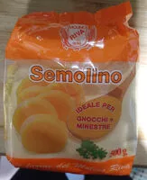 Mängden socker i Semolino