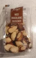 Mängden socker i Noci brasiliane sgusciate