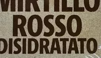 Mängden socker i Mirtillo Rosso Disidratato