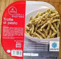 Mängden socker i Trofie al pesto, Surgelé