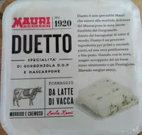 Mängden socker i Duetto specialità di gorgonzola d o p