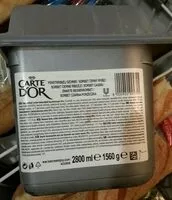 Mängden socker i Sorbet cassis