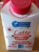 Mängden socker i Latte parzialmente scremato