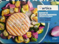 Mängden socker i burger di salmone norvegese