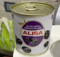 Mängden socker i Olive nere denocciolate