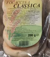 Mängden socker i Focaccina classica