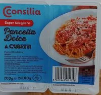 Mängden socker i Pancetta dolce a cubetti