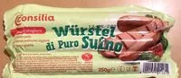 Mängden socker i Würstel di puro suino