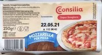 Mängden socker i Mozzarella per pizza