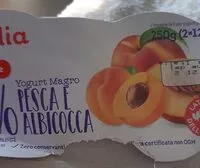 Mängden socker i Yogurt  magro pesca e albicocca