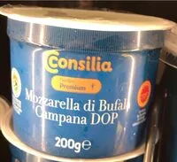 Mängden socker i Mozzarela di bufala campana DOP