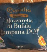 Mängden socker i Mozzarella fi bufala DOP