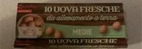Mängden socker i 10 Uova fresche Medie