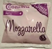 Mängden socker i Mozzarella senza lattosio