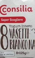 Mängden socker i Yogurt intero Consilia