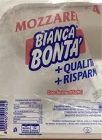 Mängden socker i Mozzarella bianca bonta
