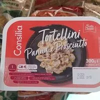 Mängden socker i Tortellini panna e prosciutto