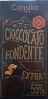 Mängden socker i Cioccolato fondente con scorze e olio di arancia