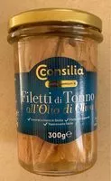 Mängden socker i Filetti di tonno all’olio di oliva