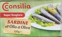 Mängden socker i Sardine all'olio di oliva