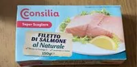 Mängden socker i Filetto di salmone al naturale