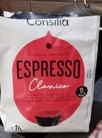 Mängden socker i Espresso classico