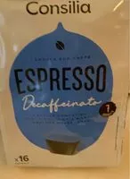 Mängden socker i Espresso decaffeinato