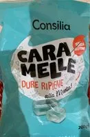 Mängden socker i Caramelle dure ripiene alla menta