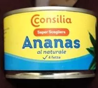 Mängden socker i Ananas al naturale
