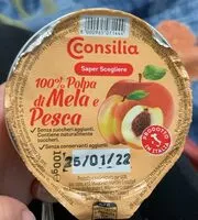 Mängden socker i 100% polpa di mela e pesca