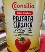 Mängden socker i Passata classica