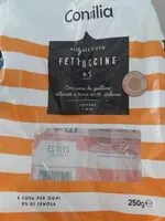 Mängden socker i Fettuccine