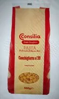 Mängden socker i Pasta di semola di grano duro conchigliette