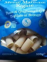 Mängden socker i Mezze maniche rigate Pasta di Gragnano i.g.p.