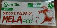 Mängden socker i Succo e polpa di mela bio