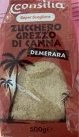 Mängden socker i Zucchero di canna grezzo