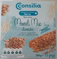 Mängden socker i Barrette Muesli Mix classiche