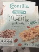 Mängden socker i Barrette muesli mix
