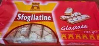 Mängden socker i Sfogliatine