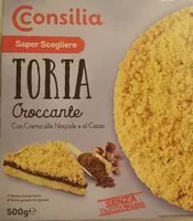 Mängden socker i Torta croccante con crema alle nocciole e al cacao
