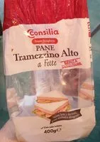 Mängden socker i Pane tramezzino alto