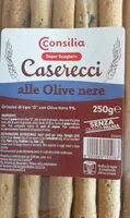 Mängden socker i Caserecci alle olive nere