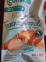 Mängden socker i Croissant farina integrale