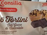 Mängden socker i Tortini con gocce di cioccolato