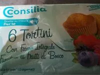 Mängden socker i Tortini con farina integrale e farcitura ai frutti di bosco