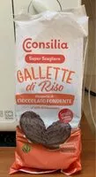 Mängden socker i gallette di riso ricoperte di cioccolato fondende