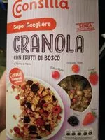 Mängden socker i Granola con frutti di bosco